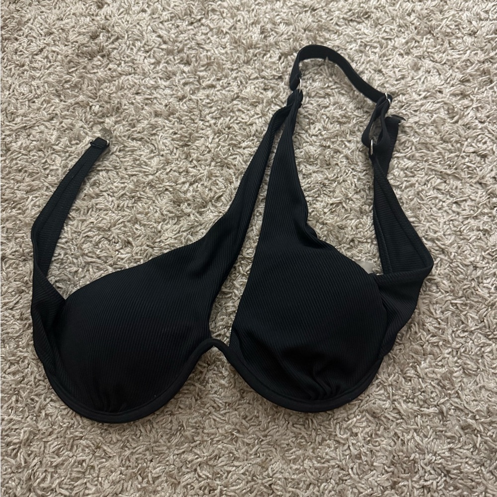 Black Halter Neck Bra